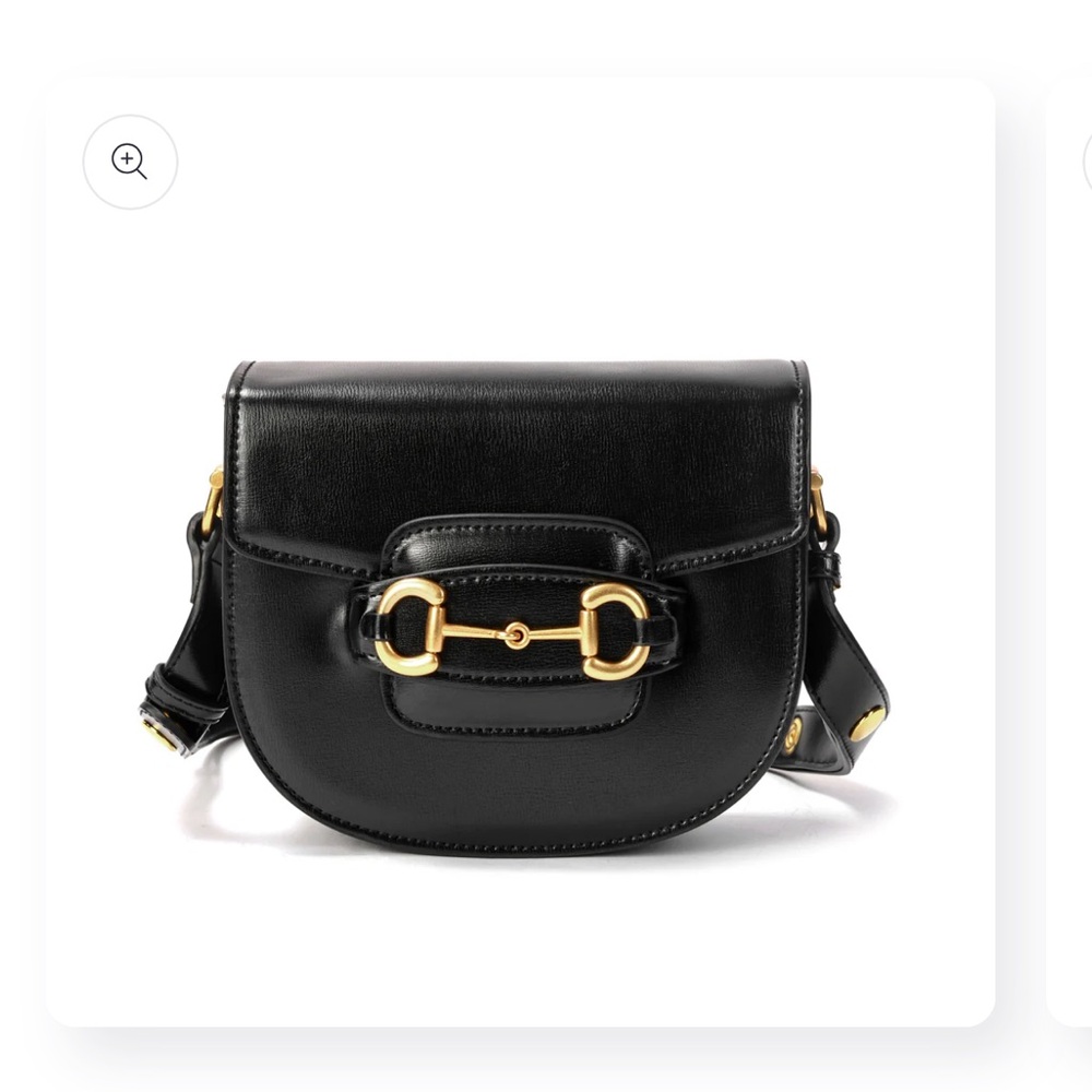 Tiffany & Fred Paris Classic Equestrian Inspired Saddle Bag